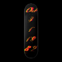 "B-Day" Oct 31 1982 - Skateboard (Customizable) skateboards