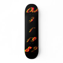 "B-Day" Oct 31 1982 - Skateboard (Customizable) by Yve_13 "B-Day" Oct 31 1982 - Skateboard (Customizable)