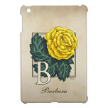 B for Begonias Flower Monogram iPad Mini Case