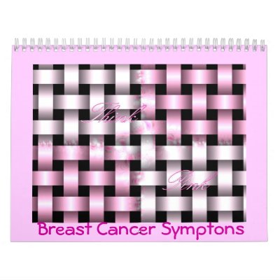 b...forever...aware...breast cancer symptons wall calendar by bforeveraware