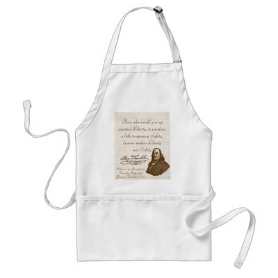B. Franklin: Liberty & Safety - Apron by bontondesigns