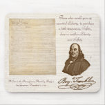 B. Franklin: Liberty & Safety - Mousepad