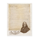B. Franklin: Liberty & Safety - Postcard