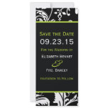 B&amp;G Contemporary Damask Save the Date Skinny Announcements
