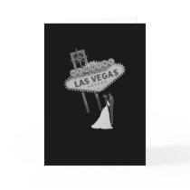 B&G Wedding in Fabulous Las Vegas Card Retro