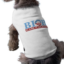 B.I.O.B. Blame It On Bush Doggie Tee Shirt
