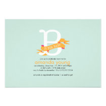 B if for Baby - Baby Shower Invitation invitations