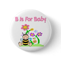 B is For Baby buttons