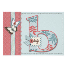 B is for Baby Invitation