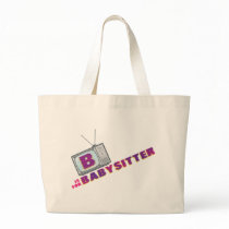 B is for Babysitter Canvas Bags