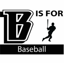 B Is For Baseball Acrylic Cut Outs