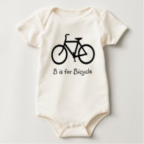 B is for Bicycle Baby t-shirts by silhouette_emporium B is for Bicycle Baby t-shirts