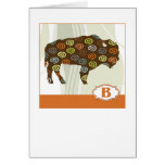 B is for Bison Card