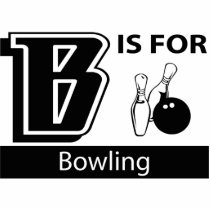 B Is For Bowling Photo Sculpture