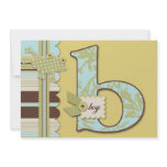 B is for Boy Invitation