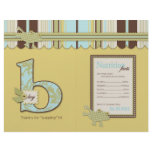 B is for Boy Popcorn Wrapper Full Color Flyer