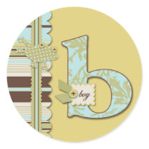 B is for Boy Sticker by holidayparade B is for Boy Sticker