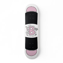 B is for BRIDE PINK skateboards