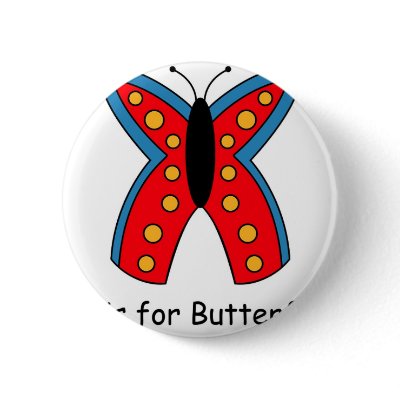 B is for Butterfly Pin by wavehound