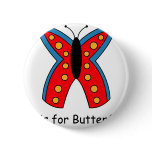 B is for Butterfly Pin