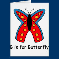 B is for Butterfly cards