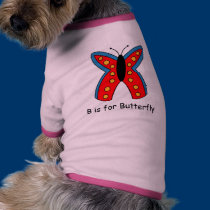 B is for Butterfly pet clothing