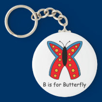 B is for Butterfly keychains