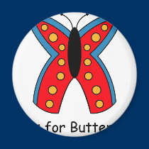 B is for Butterfly magnets