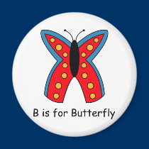B is for Butterfly magnets