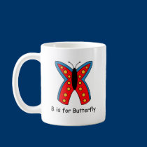 B is for Butterfly mugs