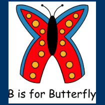 B is for Butterfly t-shirts