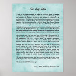 B J Palmer - The Big Idea Chiropractic Print