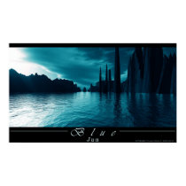 B L U E posters by JunArt B L U E posters