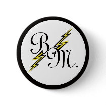 B.M. - "Best Man" Joke Pin buttons by WITTYDESIGNZ B.M. - "Best Man" Joke Pin buttons