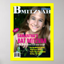 B Mitzvah Magazine Poster