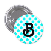 B Monogram Button