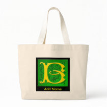 B Monogrammed Bag by LifeBlood B Monogrammed Bag