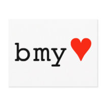 b My Valentine (Be My Valentine) V2 - Post Card postkarten