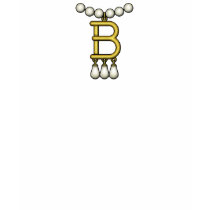 B Necklace t-shirts