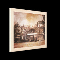 B.O.'s Fish Wagon canvas prints