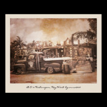 B.O.'s Fishwagon Key West posters