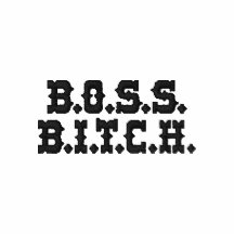 B.O.S.S. B.I.T.C.H. EMBROIDERED POLO SHIRT