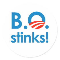 B.O. Stinks / Anti-Obama stickers