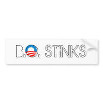 B.O. Stinks bumper stickers