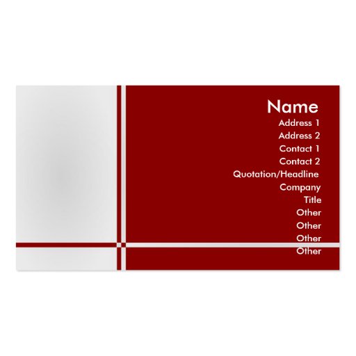B-Professional Profile Card Business Card Templates