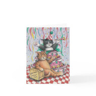 B &T #1 Birthday Invite card