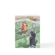 B & T #56 Tennis Birthday Note cards