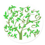 B the tree sticker