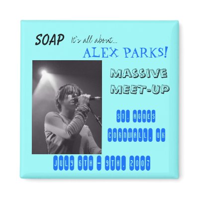 B&W Alex SBE FEB 2006, SOAP, It's all about...,... Refrigerator Magnet by tmstew66