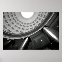 b&w Atrium Poster